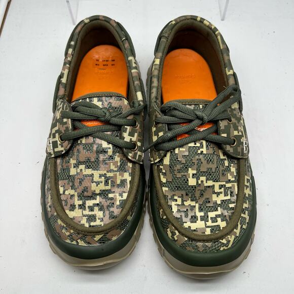 Soft Science Shoes Mens 8 Fishing Boat Fin 2.0 Camo Slip On Womens 10 - Picture 3 of 8